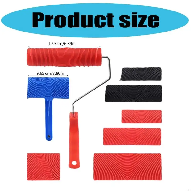 E5BE Safe strukturierte Lackwalze mit ergonomisch