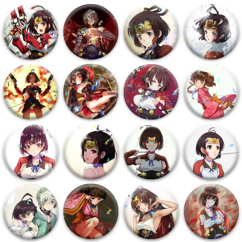 

K-Kabaneri of the Iron Fortress Badges Niche Design Brooch for Backpack Lapel Pins Creative Accessories