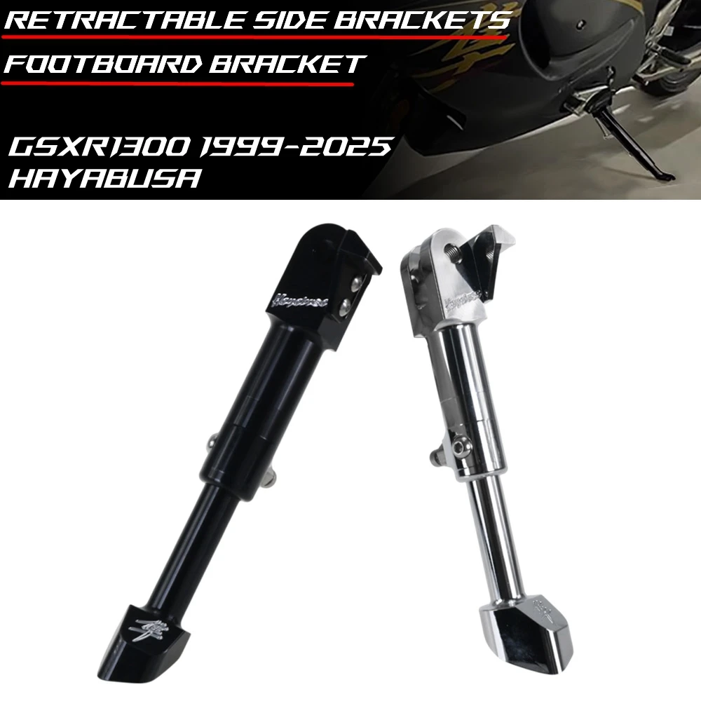 

Hayabusa 7075 CNC Aluminum Alloy Side Stand Foot Plate Kickstand Extension Pad Enlarger for Suzuki GSXR1300 Motorcycles 1999-202
