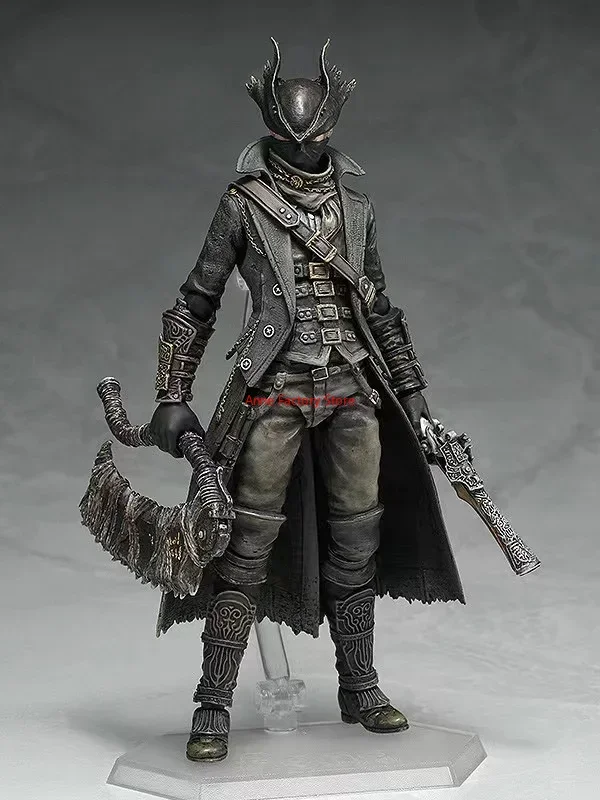In Stock Original Max Factory Figma#367-DX BloodBorne The Old Hunter Anime Figure PVC Collectible Model Toy Ornaments Desktop