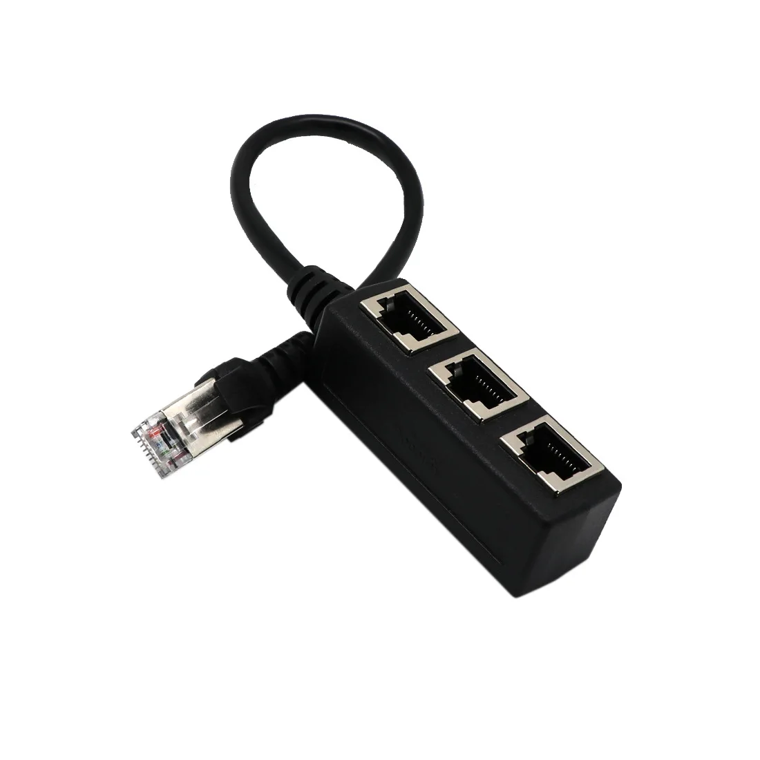 3 in 1 RJ45 분배기 LAN 이더넷 네트워크 RJ45 커넥터 네트워킹 확장용 확장 어댑터 케이블 1 남성 - 2/3 여성