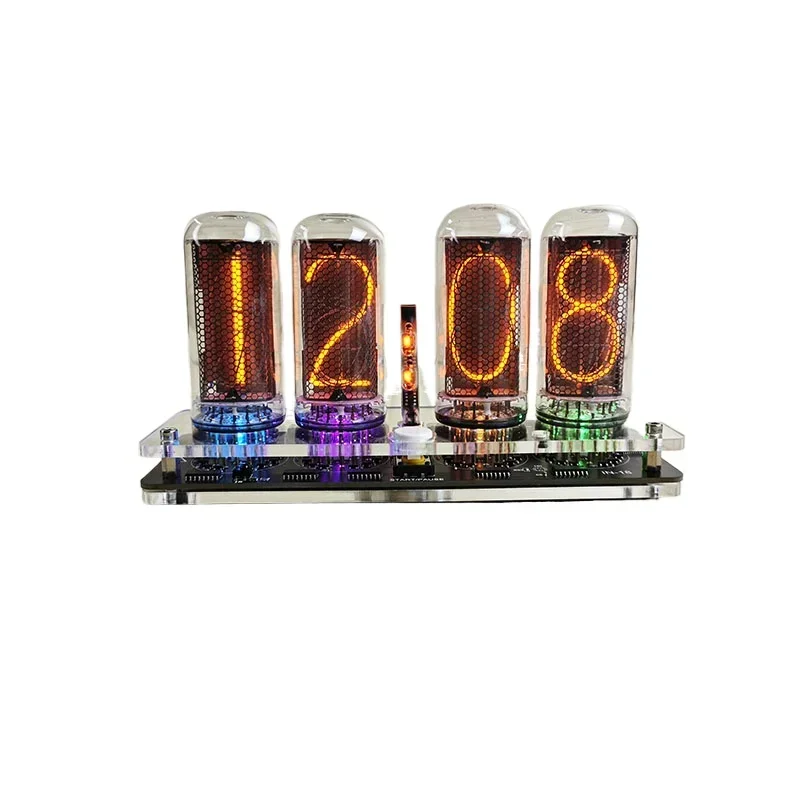 

4-digit IN18 glow tube four tubes nixie clock