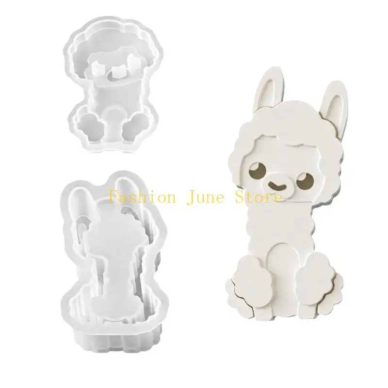 N5KA Display Animal Holder Mold for DIY Plaster Craft Shelf Use Ideas