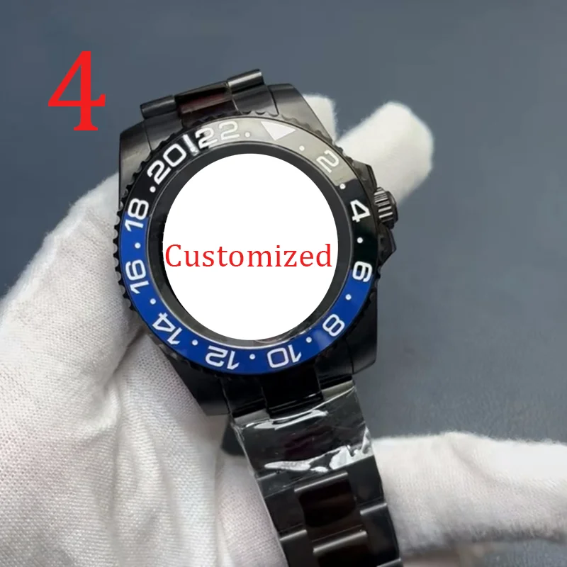 Orologio meccanico completamente automatico alla moda impermeabile da uomo nuovo Orologio da uomo subacqueo casual in gomma con cintura in acciaio può essere personalizzato