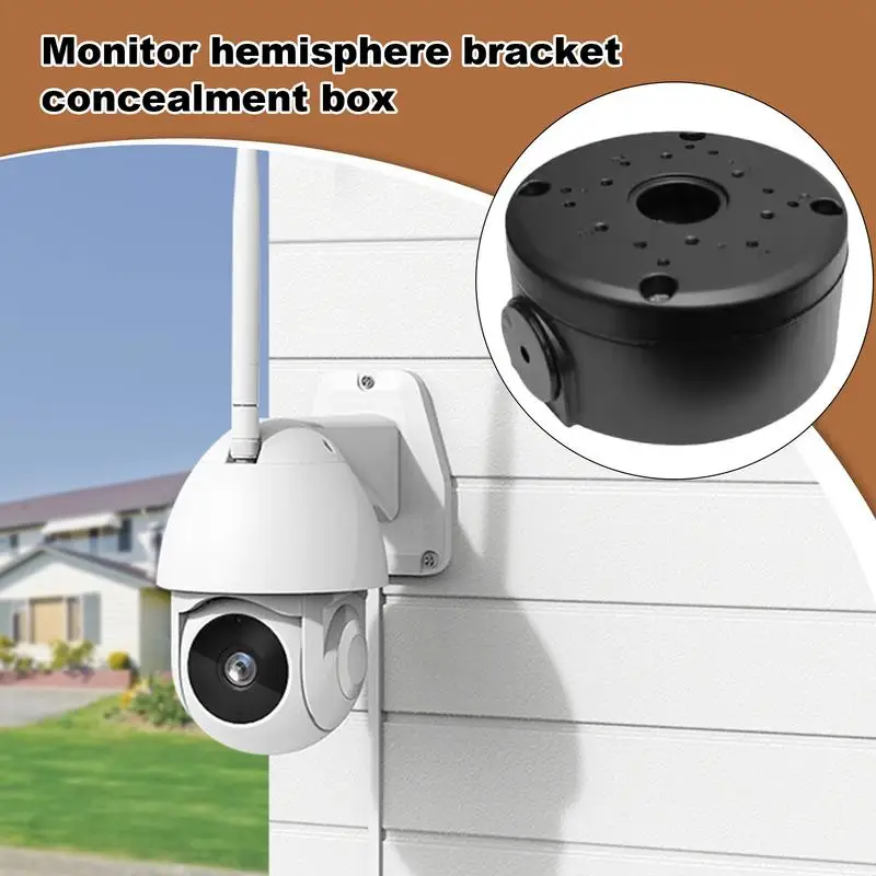 Camera Junction Box Junction Box Mount Bracket Hide Cable Junction Box Waterproof Camera Cover For Wall Ceiling