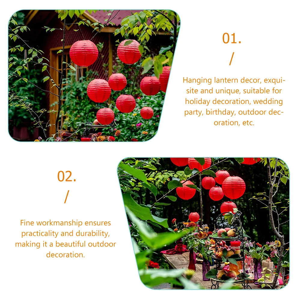 

25pcs Lantern Decoration Hanging Lanterns for Party Festival Wedding Garden Outdoor Paper Lantern Table Lamp