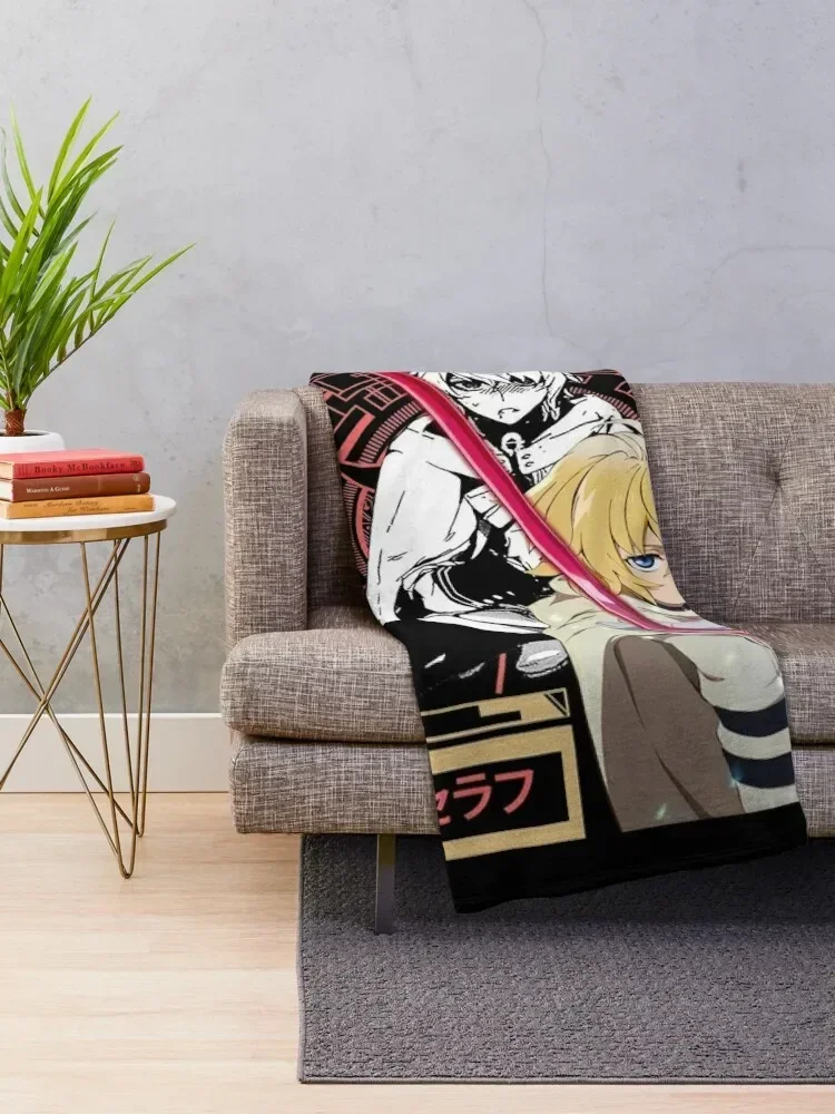 Owari no Seraph | Mikaela Hyakuya 3 Throw Blanket Beautifuls Thins Blankets