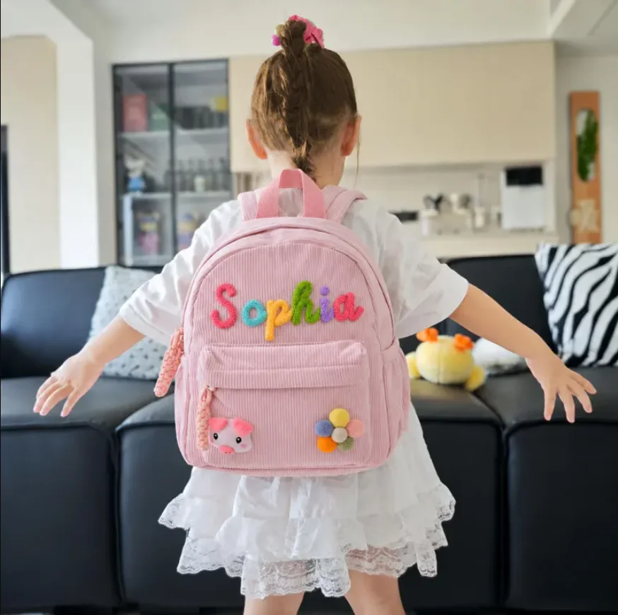Personalized Toddler Backpack, Custom Kids Backpacks With Name Back To School Bag, Preschool School Bag Children's Birthday Gift