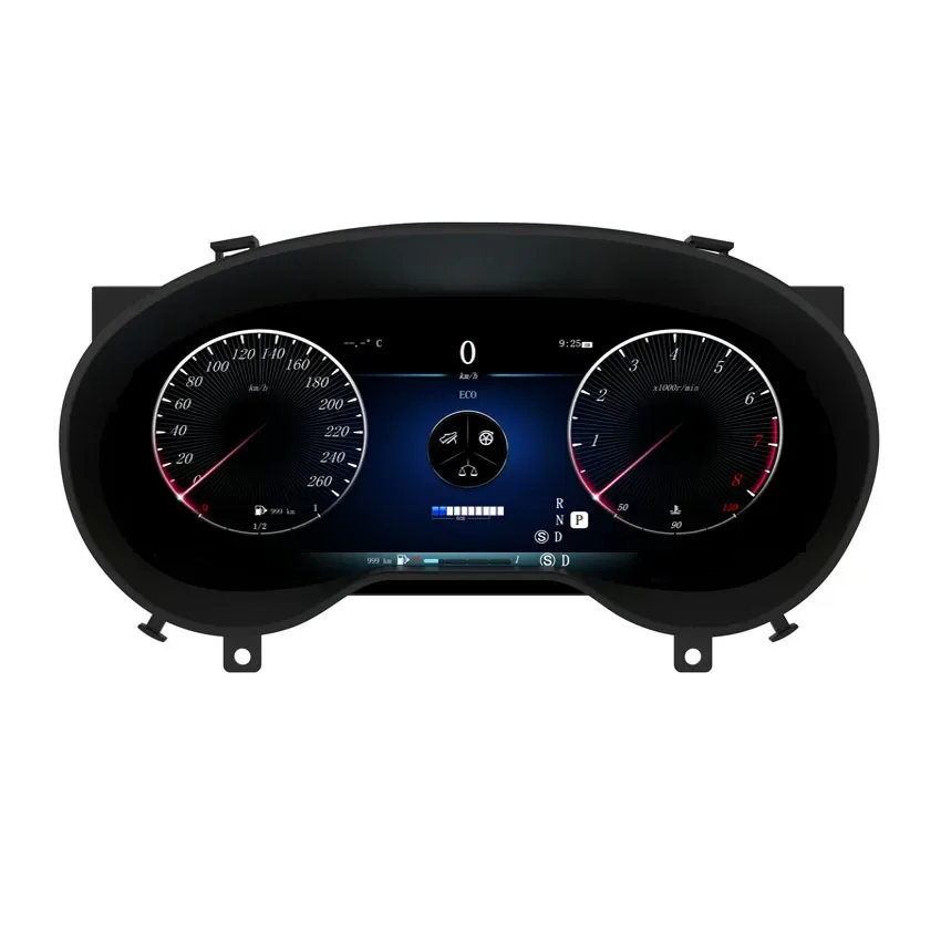 Upgraded version12.3 Inch Linux System LCD Dashboard Display Speedometer Upgrade for  CLA180 CLA200 CLA250 Digital Cluster