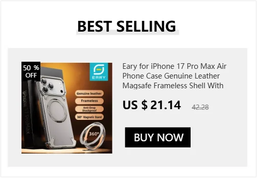 Eary 9-Shaped Phone Case for iPhone 18 17 Pro Max for Magsafe With 90° Lens Holder Stand Metal Frameless Bumper Anti-Drop Shells