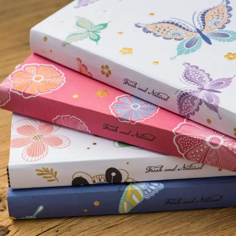 cloth-cover-color-inner-page-notebook-illustration-122-sheets-paper-planner-beautiful-journal-book-creative-stationery