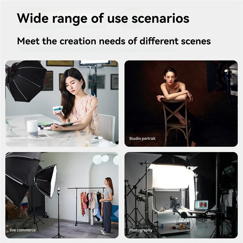 

120Cm Quick-Setup Octagon Softbox Bowens Mount Hot Shoe Camera Flash Softbox For Godox Studio LED Video Light