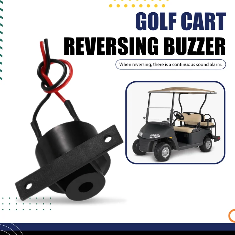 NOWY - Buzzer cofania do wózków golfowych EZGO RXV 2008-Up G&E & 2010-Up 2 Five Models 608899 607912