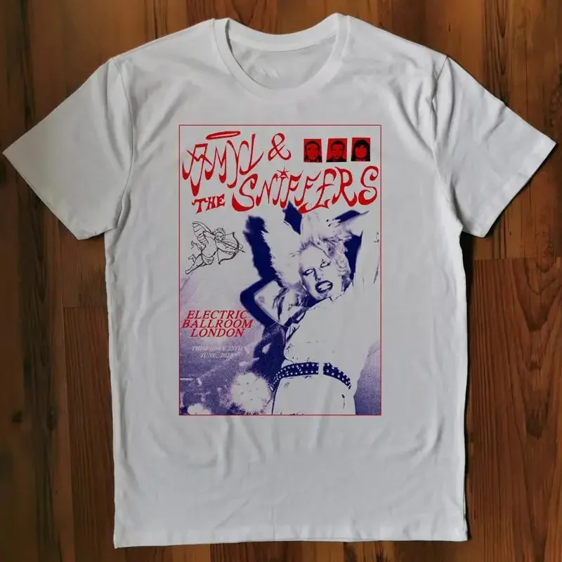 Amyl and the Sniffers t shirt for women men White All Size
