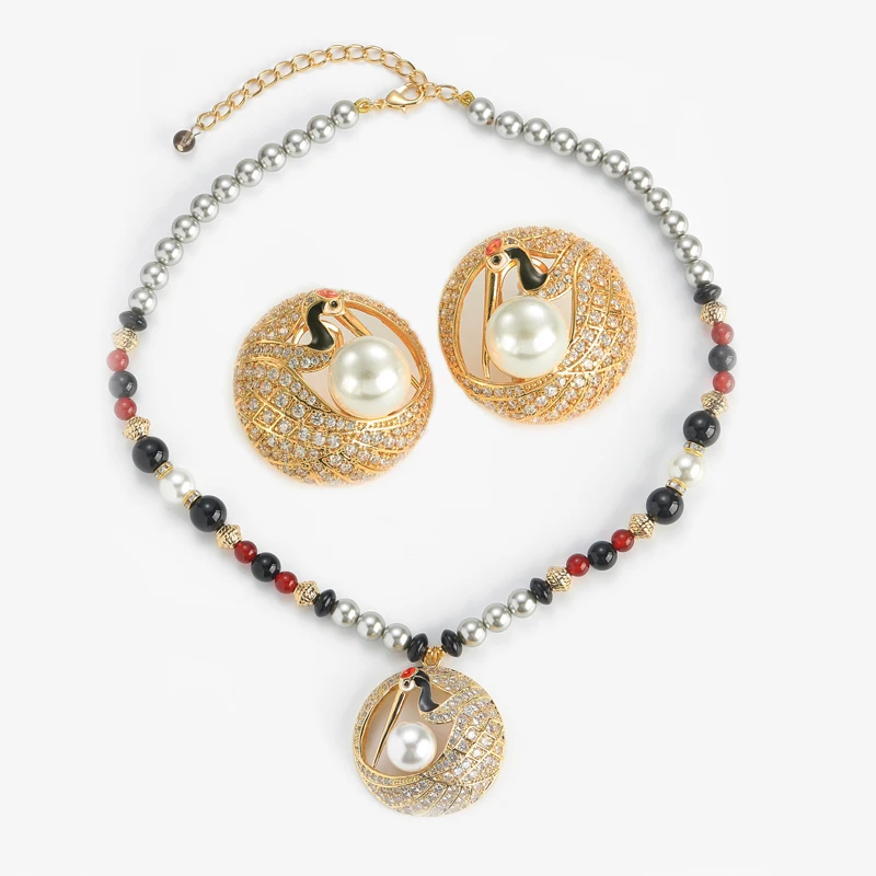vintage-crane-pearl-chain-jewelry-sets-necklace-earrings-for-women-18k-gold-color-elegant-trendy-wedding-party-gifts-new