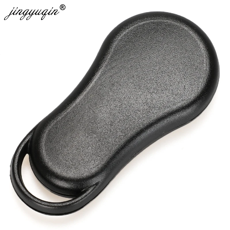 Jingyuqin Car Keyless Entry Remote Key Shell Fob Case 3/4 BNT per Chrysler Voyager Cruiser per Dodge Ram Dakota Jeep Cherokee