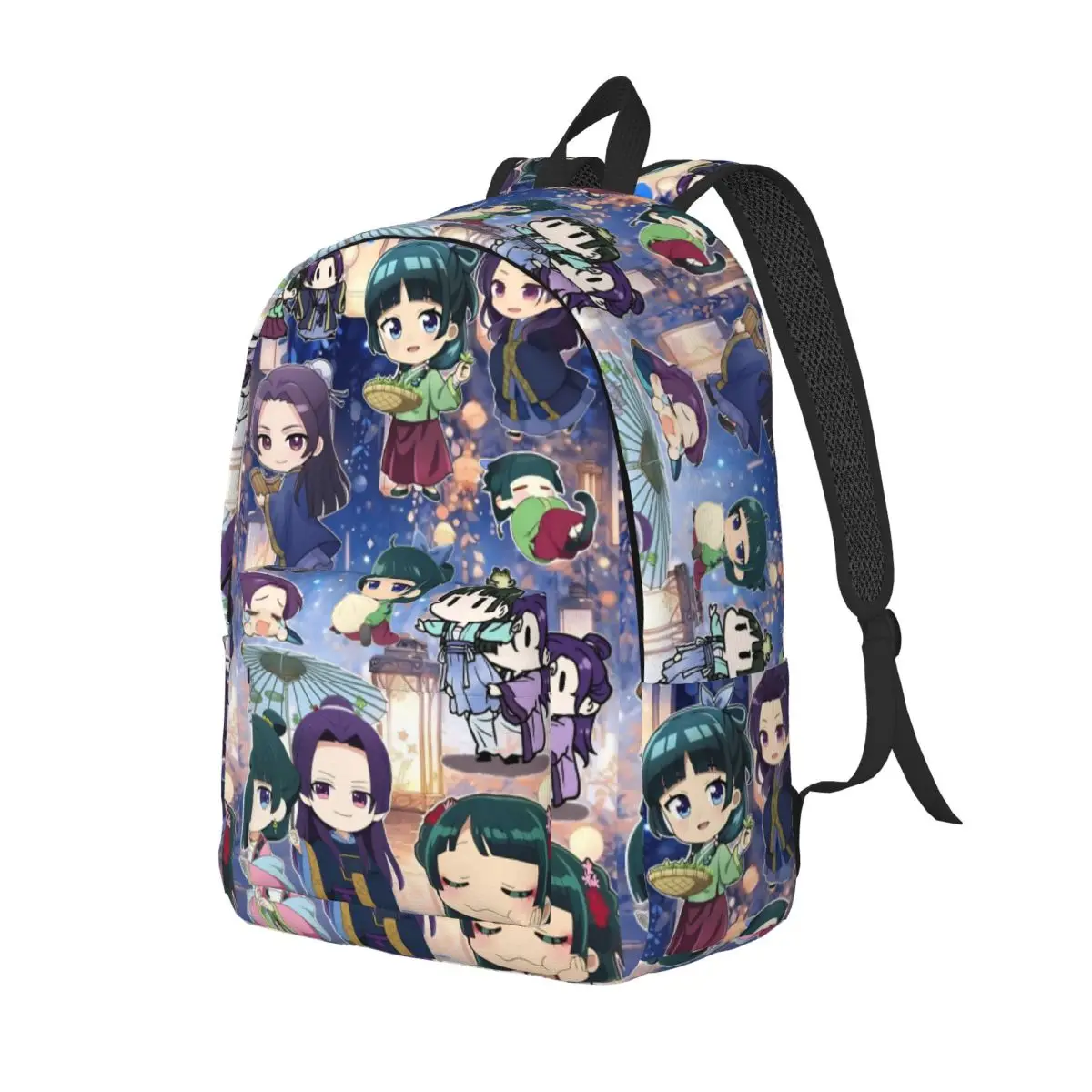 The Apothecary Diaries Anime Backpack Men Women Casual High School Business Daypack Maomao Jinsi College Canvas Bags Lightweight