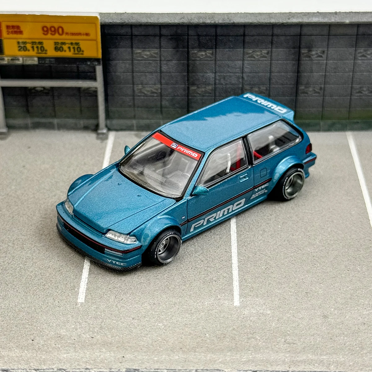 Kaido House+MINIGT 1:64 #126 Civic EF deicast model car