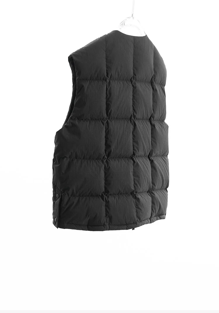 Winter Essentials~ down Vest, Women's Block-Patterned Warm Vest, Versatile Sleeveless Top, 2026 New Model
