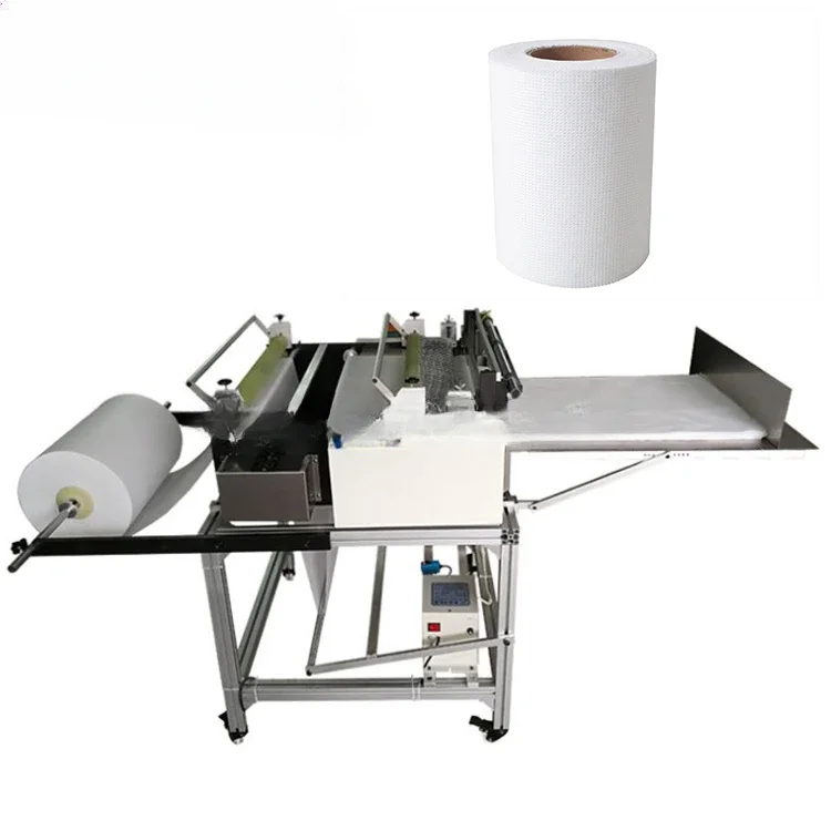 Automatic ultrasonic non-woven cutting machine