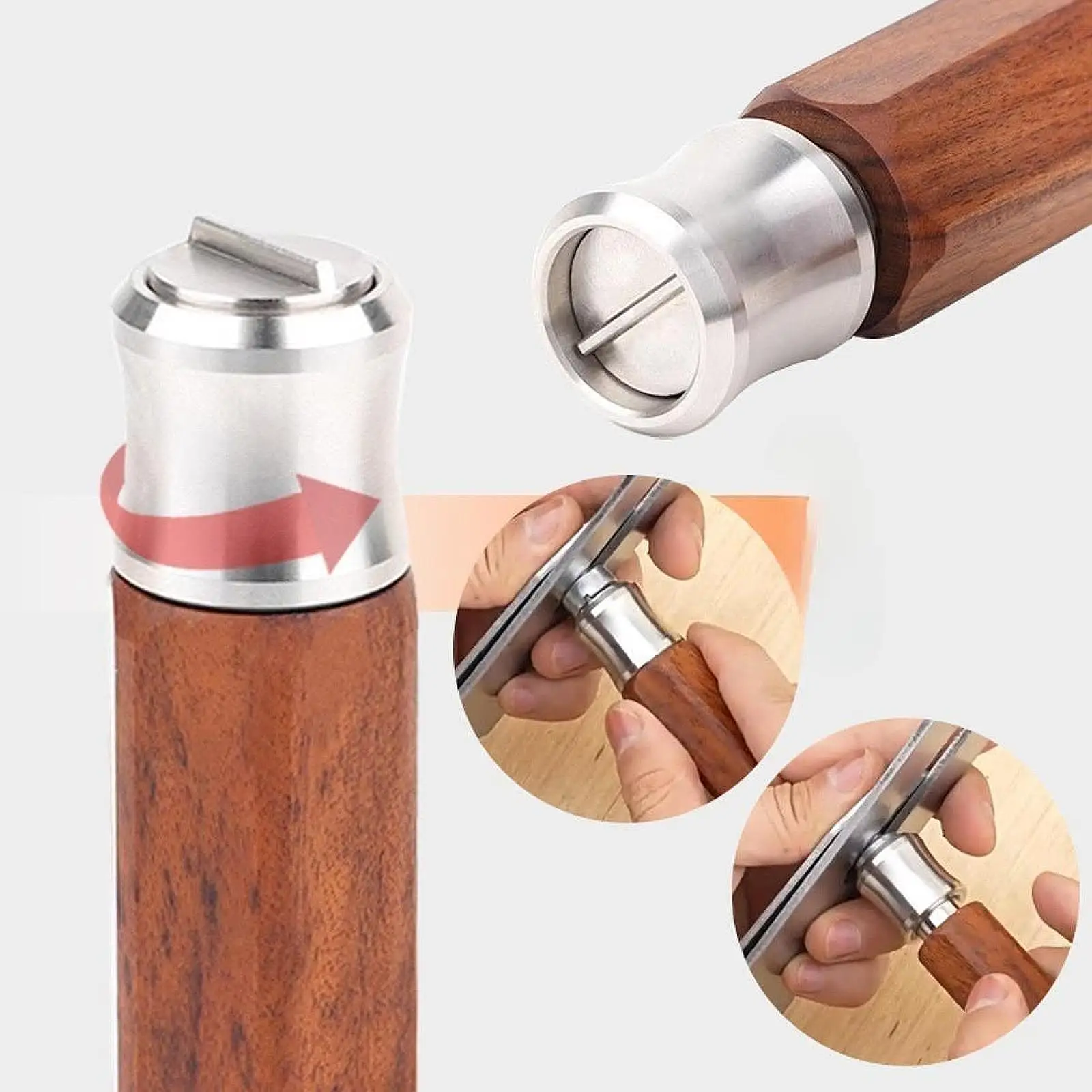 Carpenter Hand Slotted Screwdriver Wood Handle for Carpentry Planes Sturdy