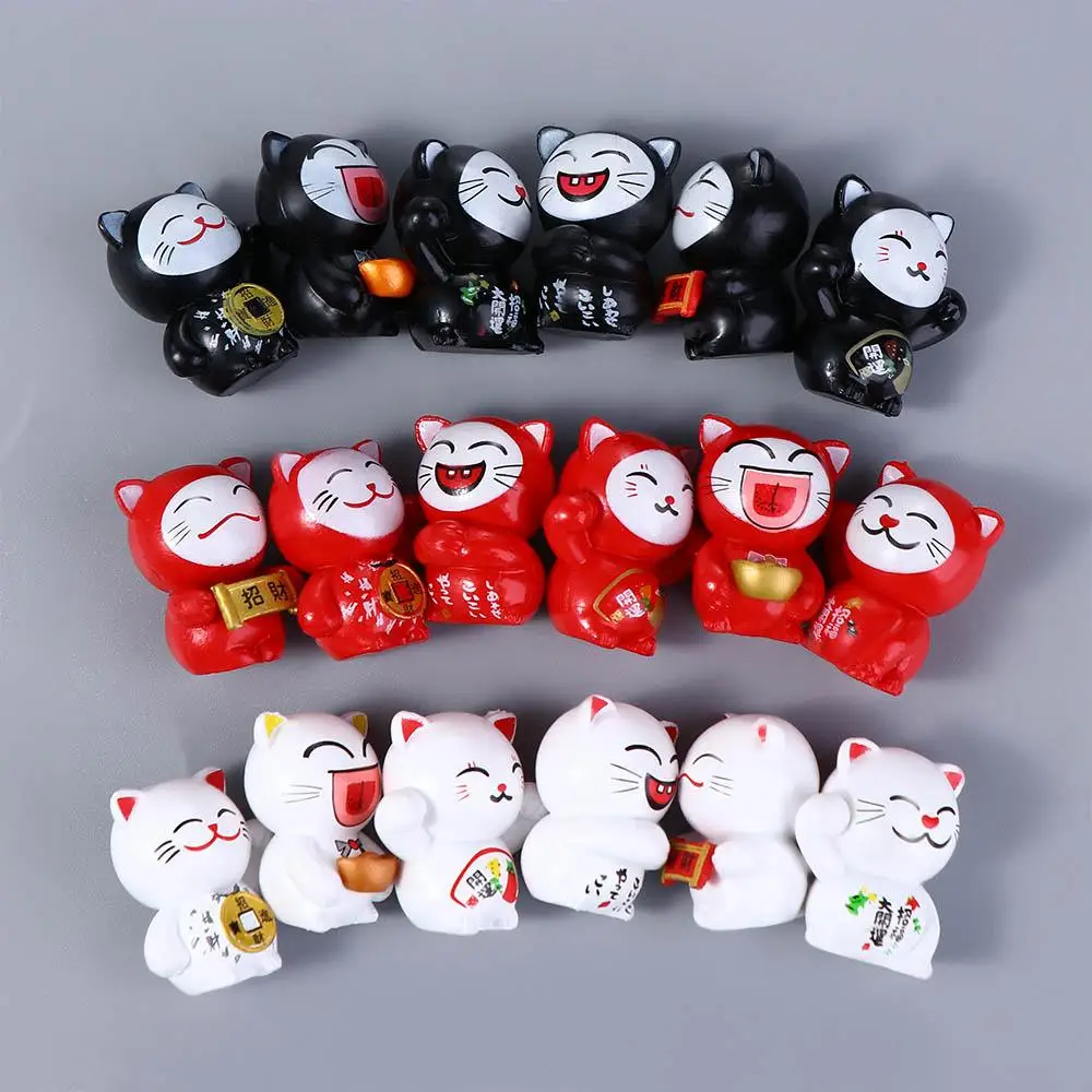 

Accessories Wealth Feng Shui Home Decor Kitten Gift Dollhouse Ornament Fairy Garden Decor Figurine Miniatures Micro Landscape