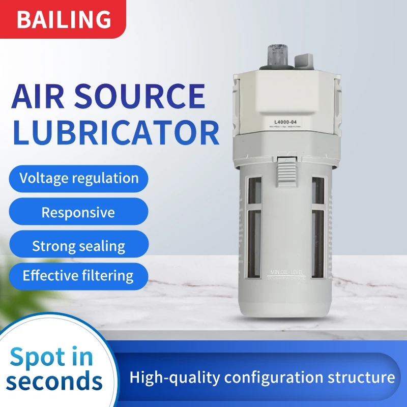 

L3000-03 Pneumatic Air Lubricator G3/8'' Air Source Treatment Device 3/8 "L3000 Series Pneumatic Compressor Filter Oil Separator