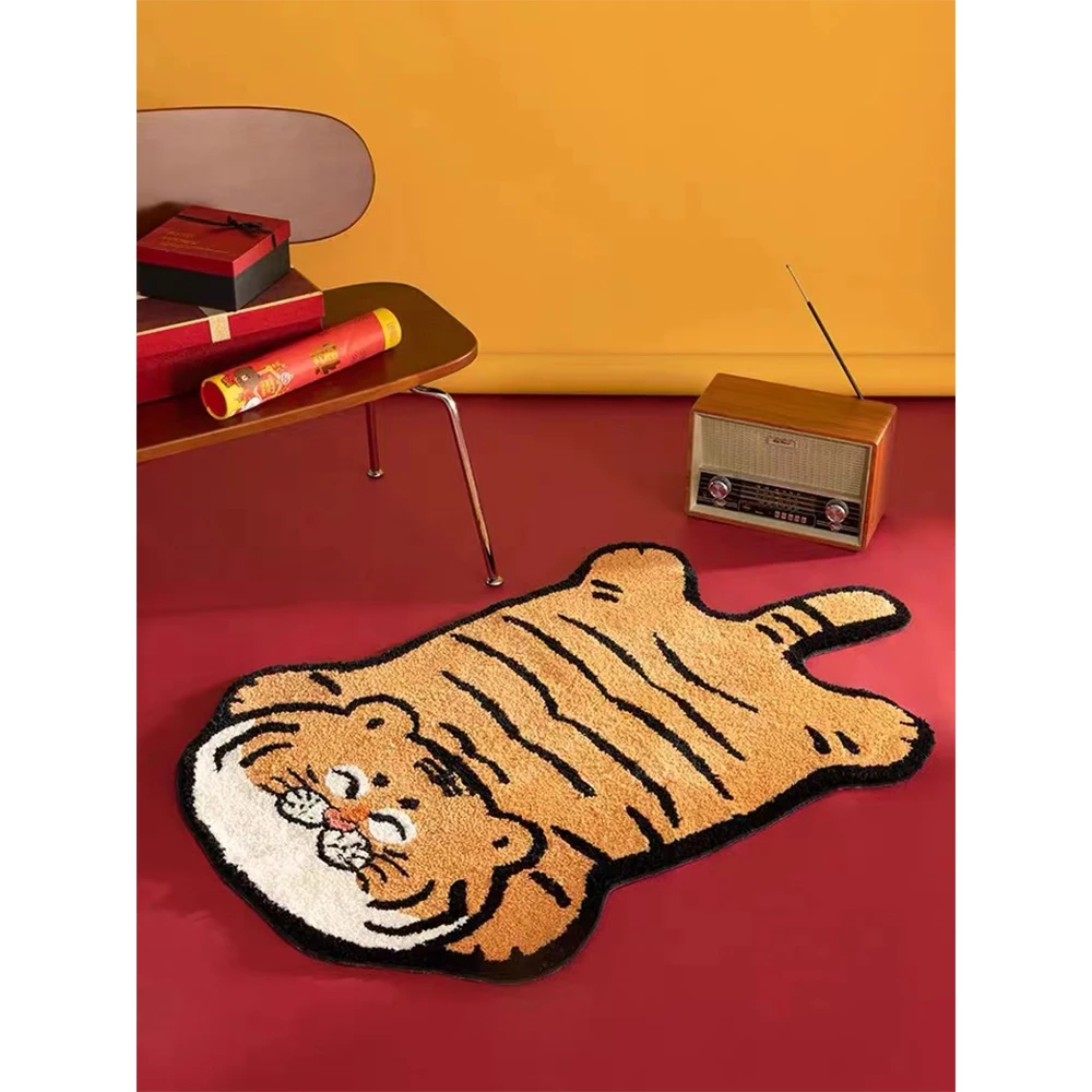 Carpet embroidery set Latch hook rug kits with pre-printed pattern Tiger Adults crafts Creative DIY Hooks hobby Plastic mesh