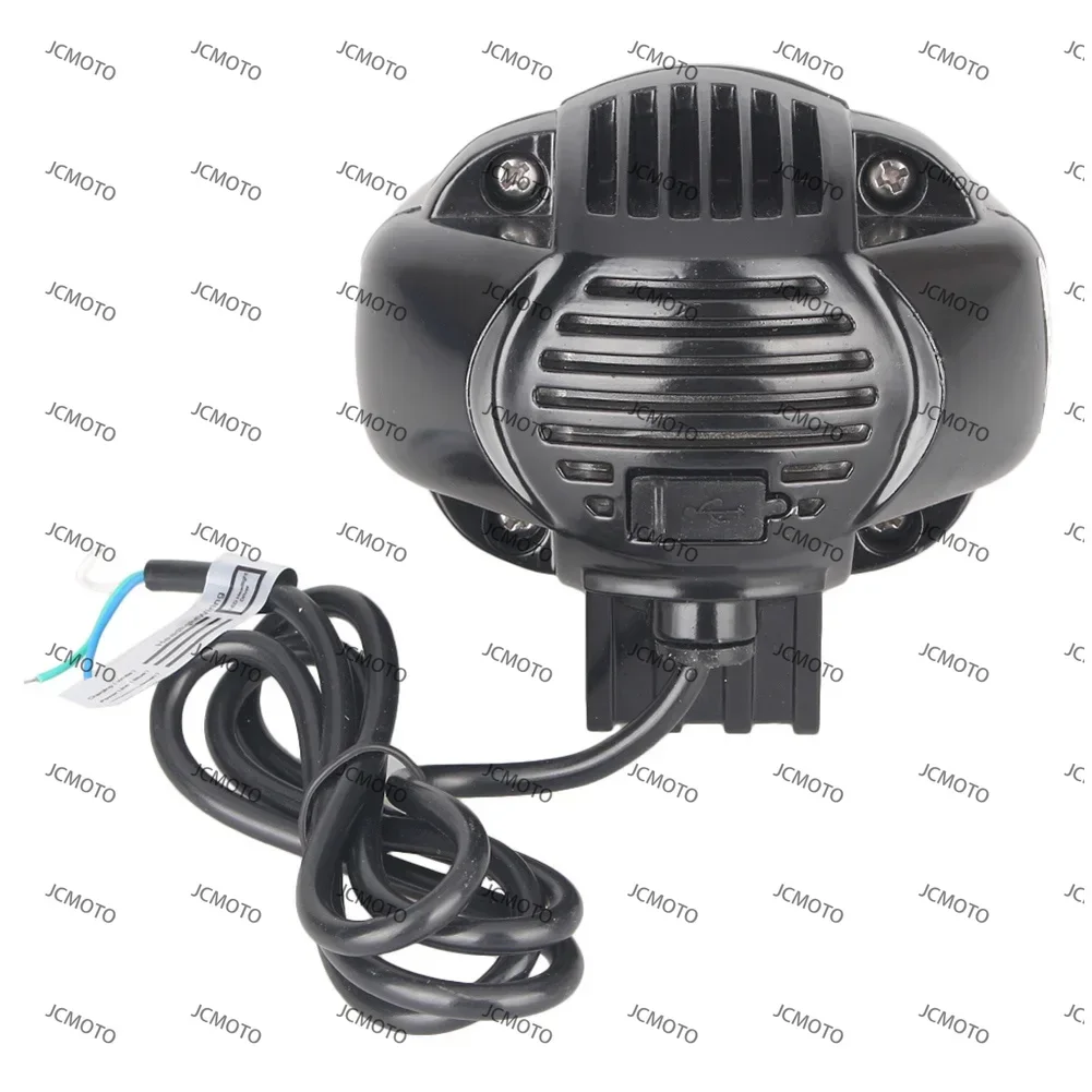 

For BMW Honda Yamaha Suzuki Kawasaki Streetbike Custom Spot Lights Motorcycle Front LED Auxiliary Fog Lights