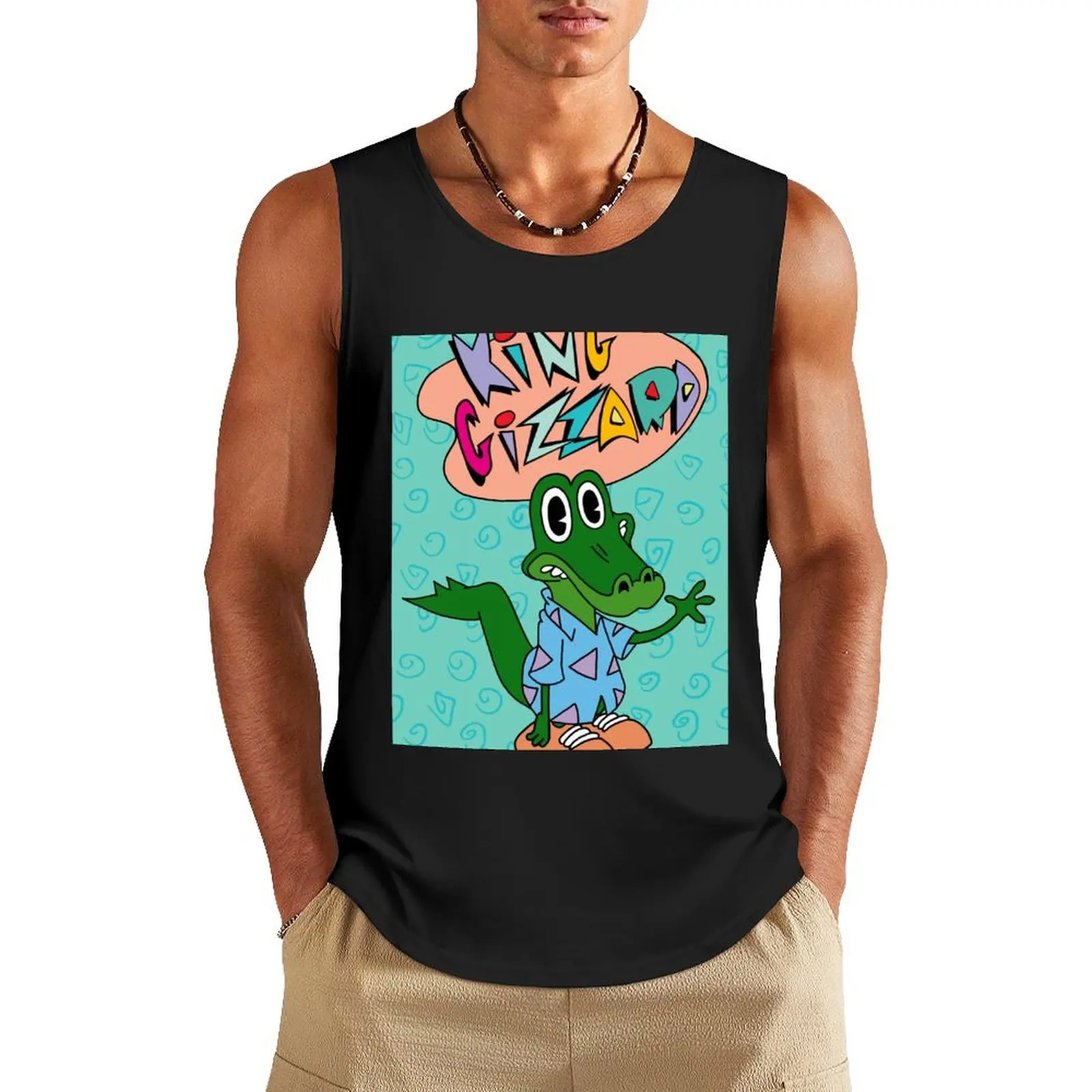 King Gizzard Crocko - All proceeds to charity. Tank Top t-shirt for man t-shirt for men Top sexy clothes men