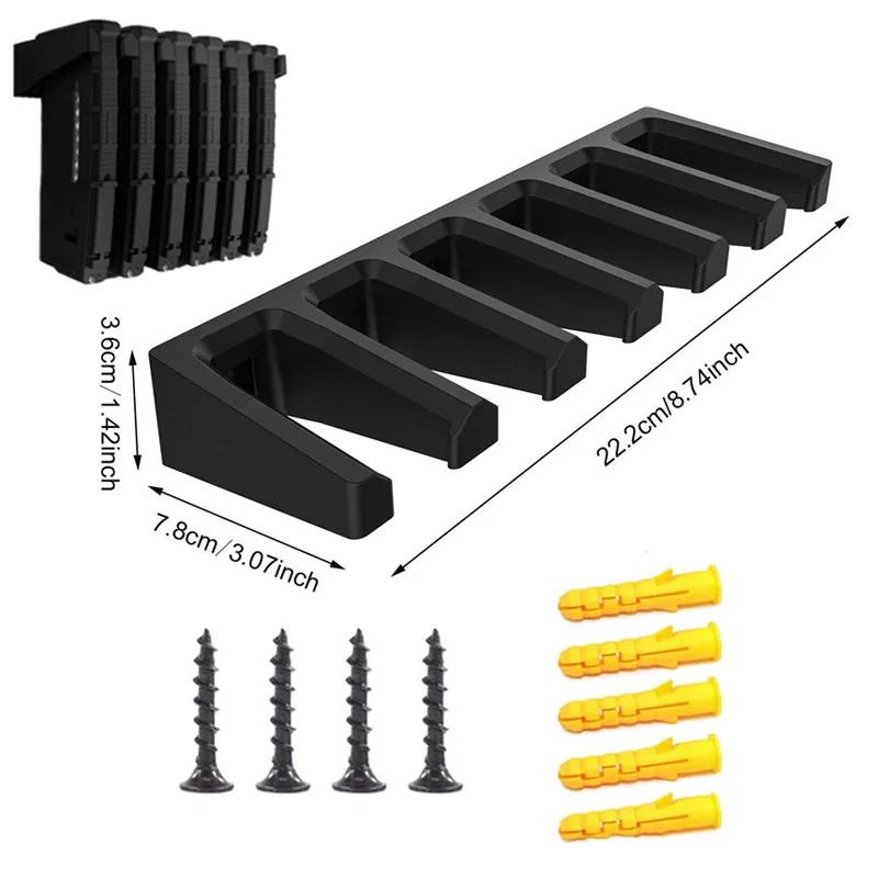 Wand halterung für Tactical Magazine, 6-Slots, ABS Mag Stand halterung für Gewehr zeitschriften, Jagd zubehör AR-15 PMAG Hang