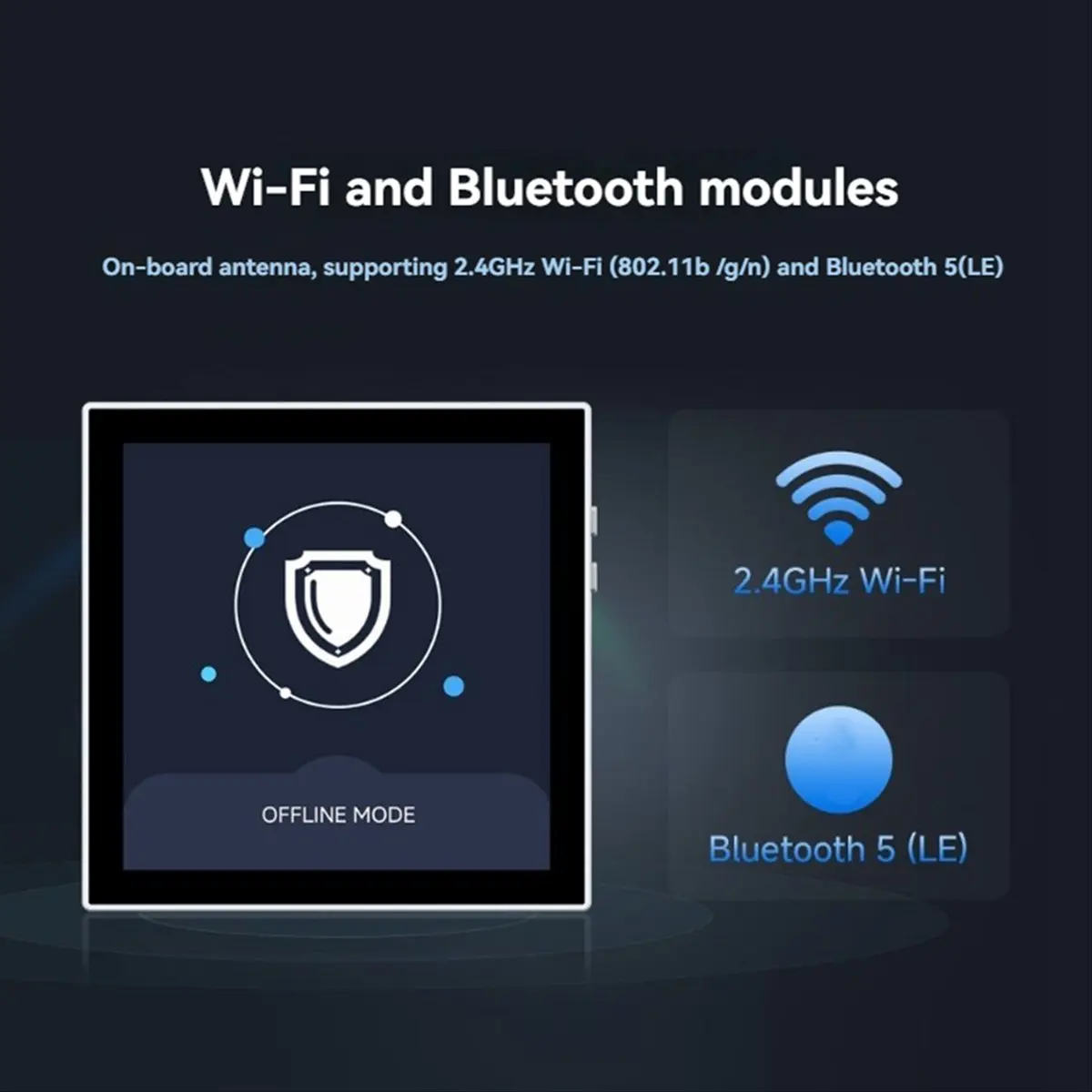 A14M  - Smart 86 Box Development Board with 4-Inch Touchscreen 2.4GHz Wi-Fi/Bluetooth 5 Support Xiaozhi AI