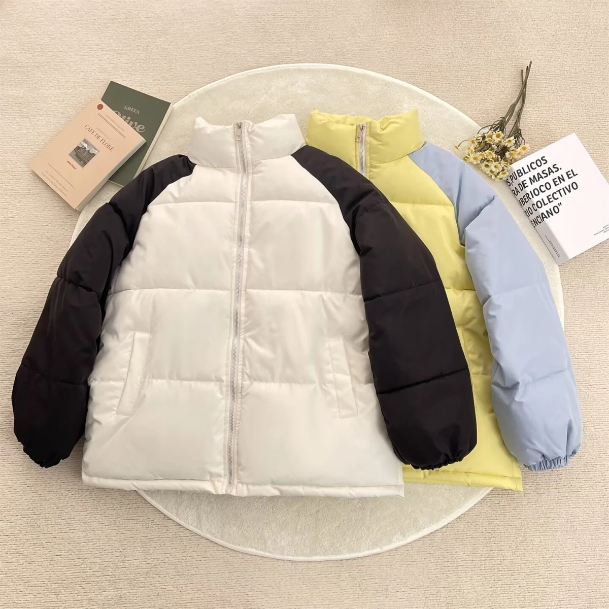 

Новая мужская зимняя куртка 2024 года: теплая, утепленная, повседневная, модная, с наполнителем из полиэстера, на молнии