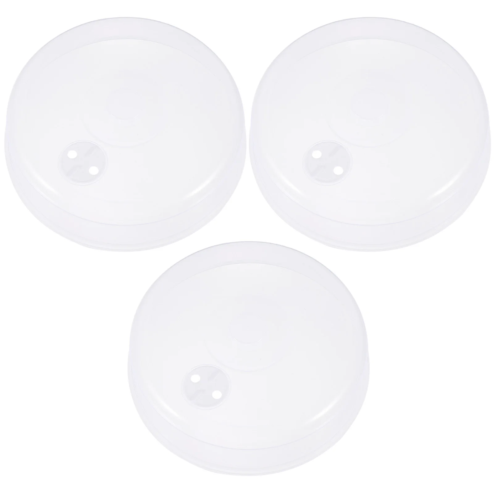

3pcs Fresh-Keeping Cover Microwave Heating Oil-Proof Bowl Sealing Lid Refrigerator Food Storage Dish Oven Safe Reusable Pp