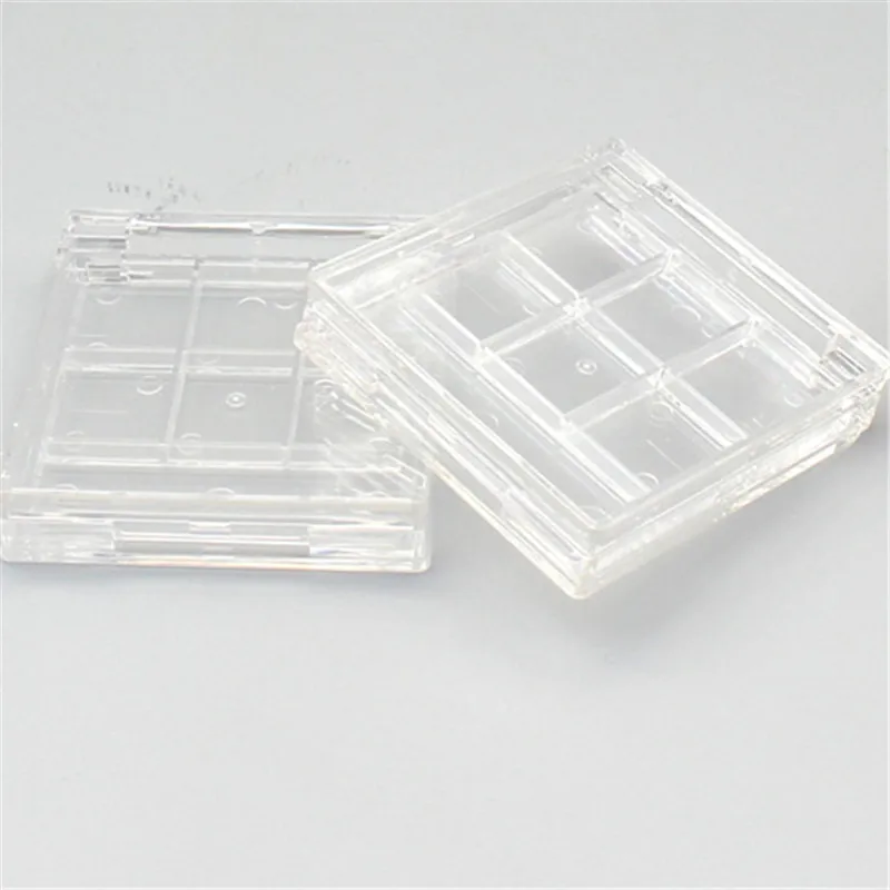 للنساء الفتيات ماكياج مبتدئين ظلال العيون أداة 6 شبكات فارغة عينيه لوحة DIY بها بنفسك العين مخزن للمكياج #1