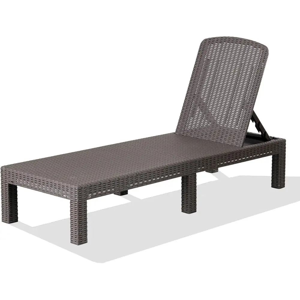Chair or Pool, Patio Bench Waterproo Sunbed,Mocha