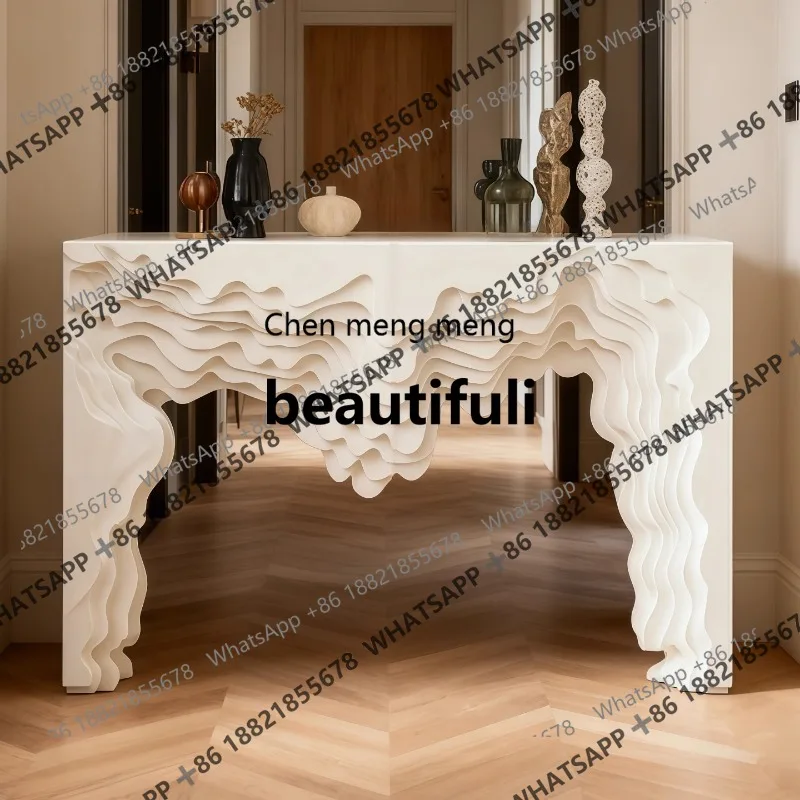 

X Painting entrance table creativity, entrance cabinet living room entry, decoration, sofa back cabinet