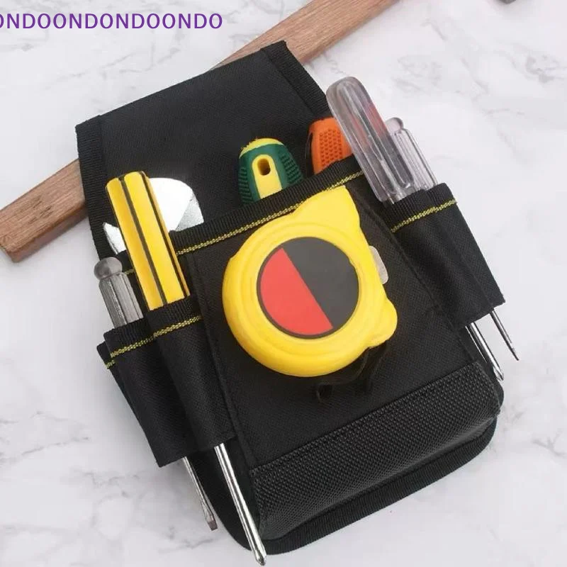 Electrician Tool Waist Pouch Durable Heavy Duty Oxford Canvas Cloth for Commercial Electrical Installation Work