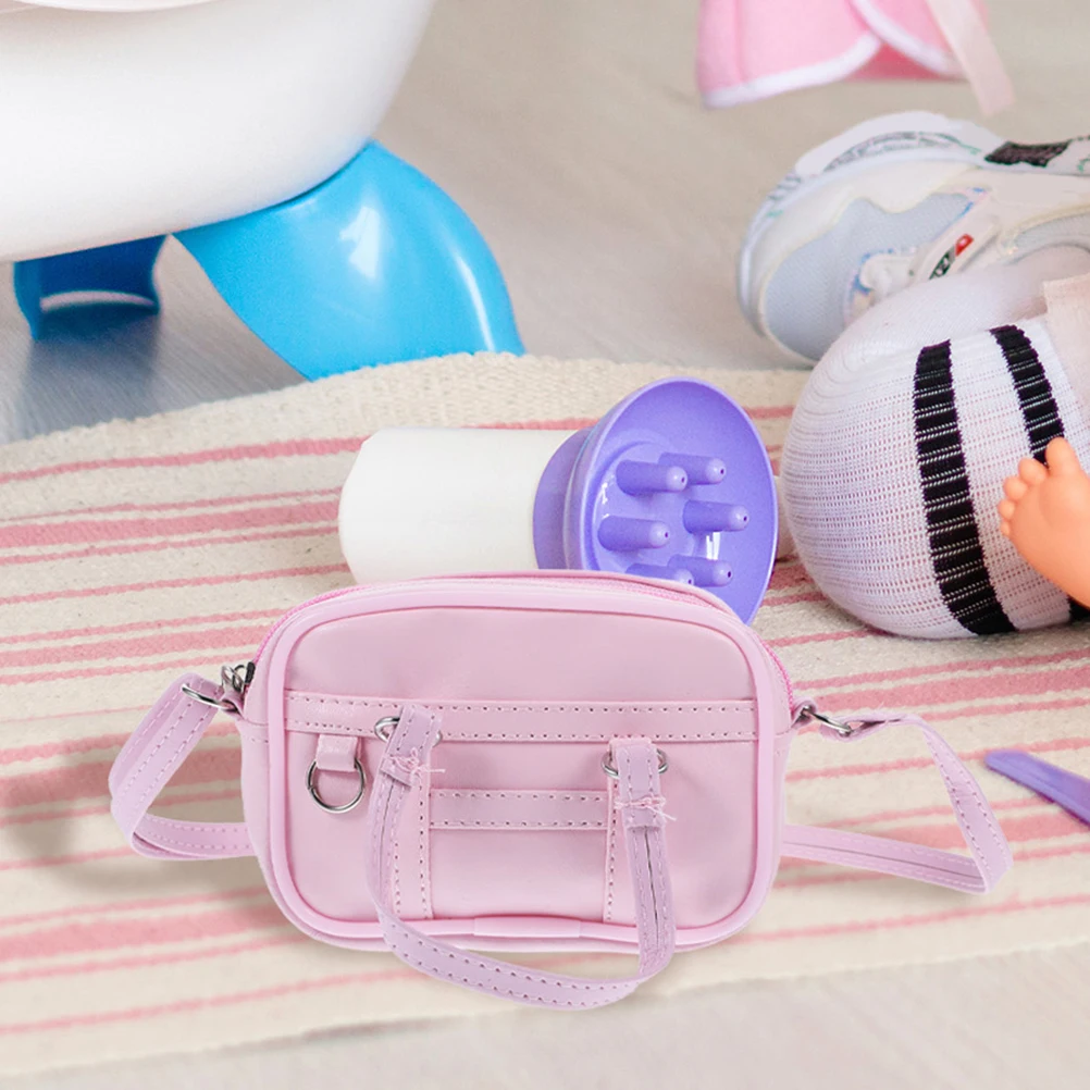 

2pcs Mini For 18 Inch Handbag Crossbody Purse Girls Miniature Costume Accessories Lightweight Portable Vibrant Colors Safe