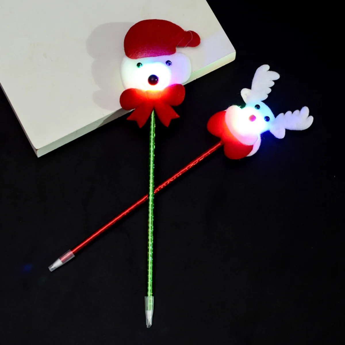 

5PCS LED Christmas Style Luminous Pens Party Prop for Christmas Festival (Random Color and Style)