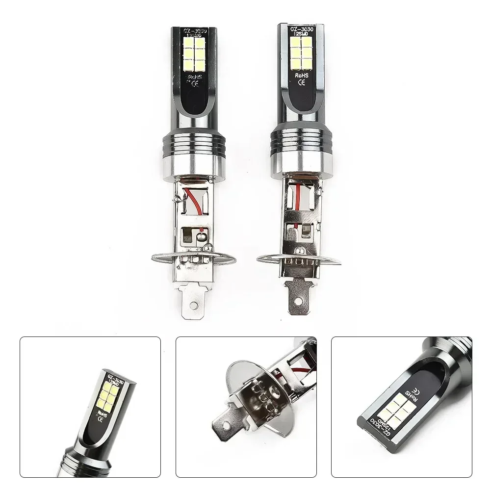 

14000LM H1 LED Lights Bulbs Conversion IP68 Waterproof 2PCS 9V-32V Headlight High Low Beam Kit White Practical