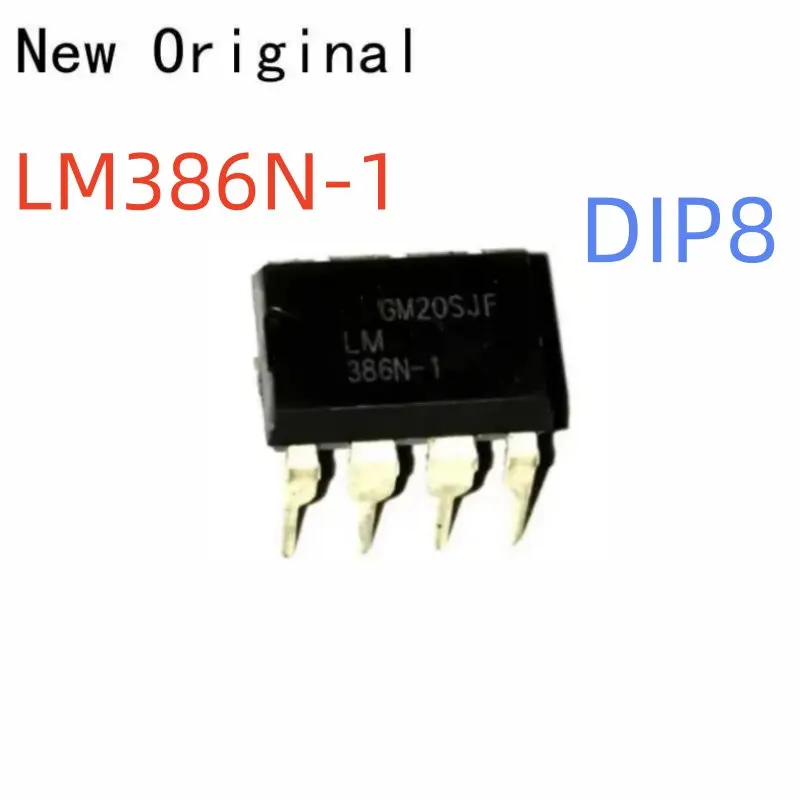 New and Original Lm386N-1 Dip8 Low Voltage Audio Power Amplifier