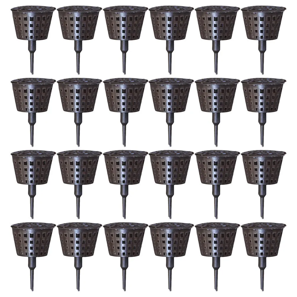 

30Pcs Bonsai Fertilization Box Plastic Basket Cover Lid Automatic Plant Nutrition Cup Garden Nursery Pots Orchid Succulent