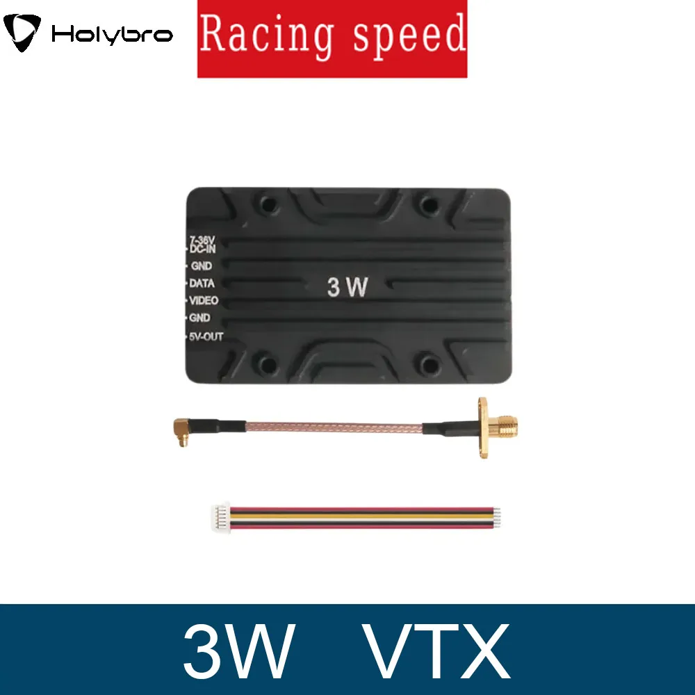 

HolyBro 2025 New Atlatl HV 5.8G 3W VTX with 5 Bands 37 Switchable Channels PIT Mode 25mW-3000mW for FPV Long Range Drone