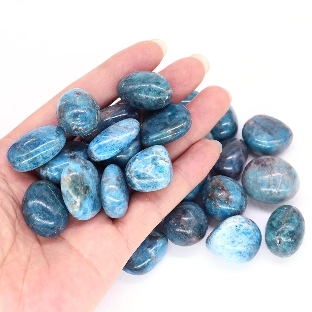 Natural Tumbled Stone Moroxite Reiki Healing Crystal Minerals Energy Quartz Bulk Gemstone Home Decor Fish Tank Aquarium Specimen