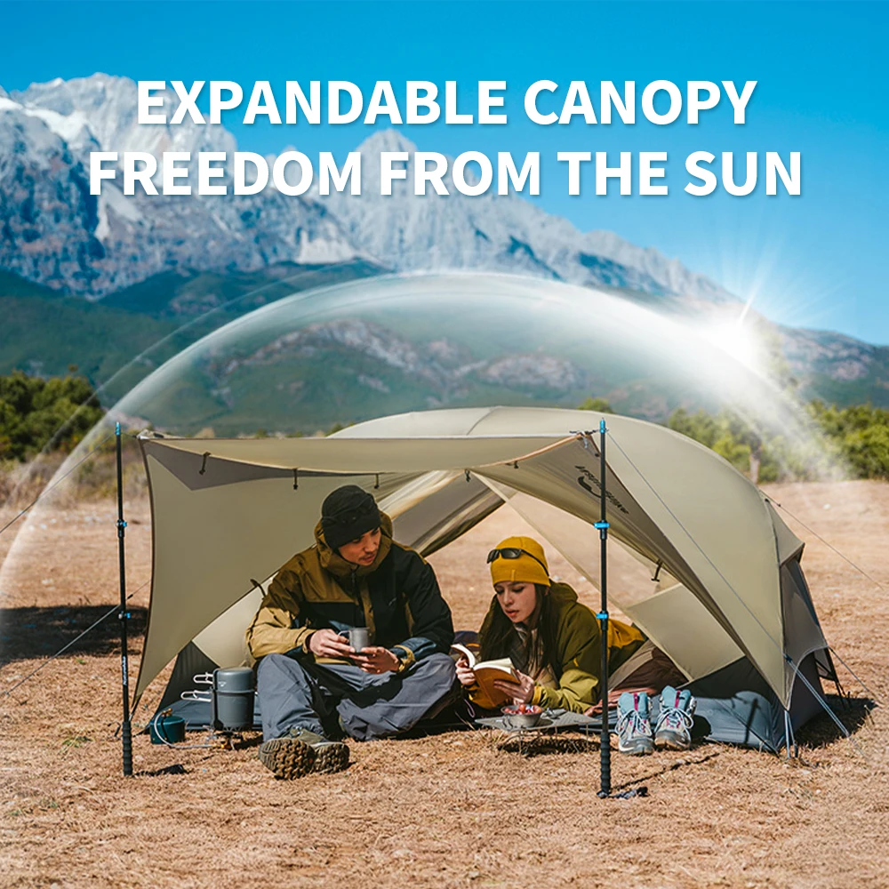 네이처하이크 Mongar 2 초경량 3계절 야외 방수 210T 나일론 하이킹 텐트 2인용 배낭 캠핑 라이딩 텐트