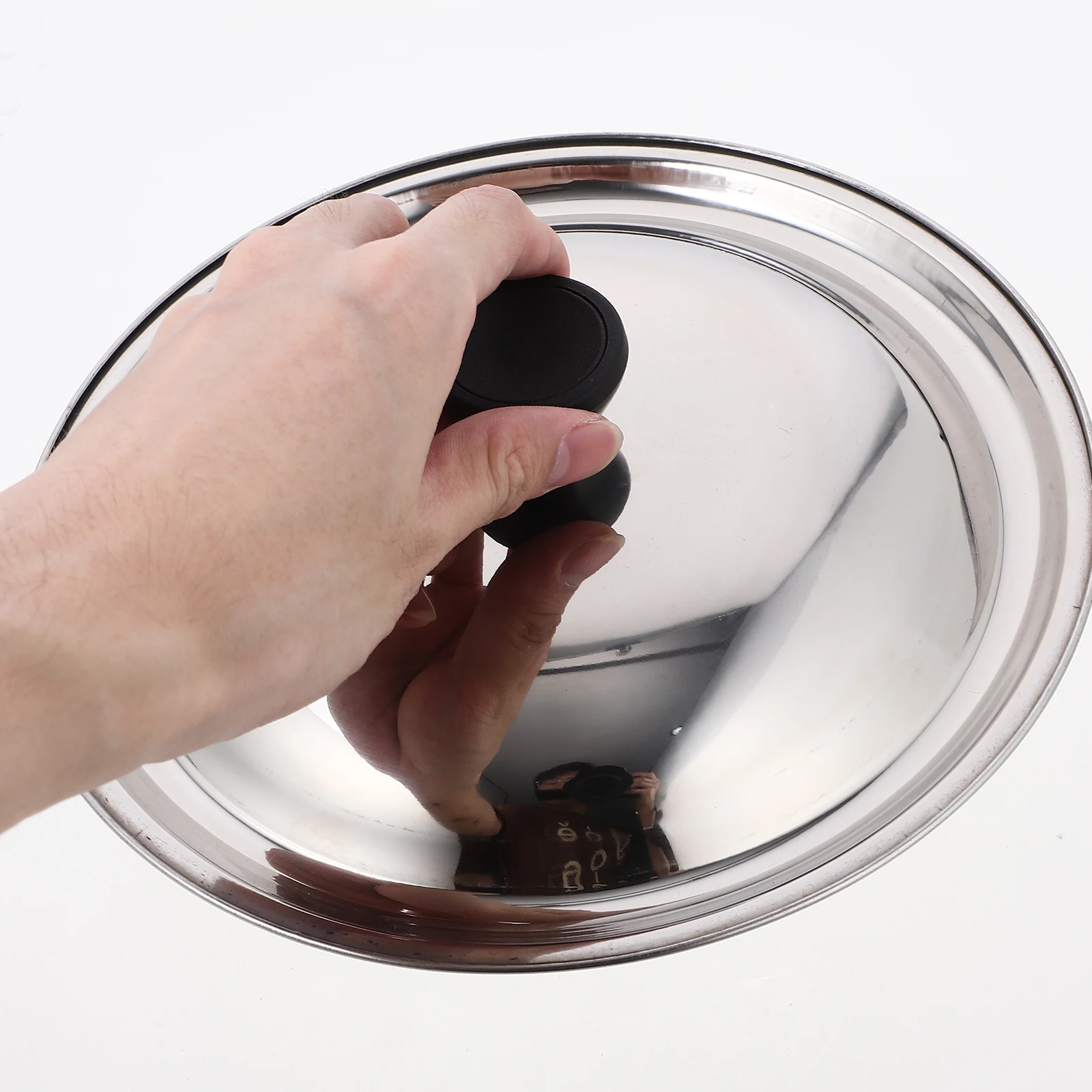 

Frying Cover Lid for Pots and Pans Metal Replacement Lids Silver Universal