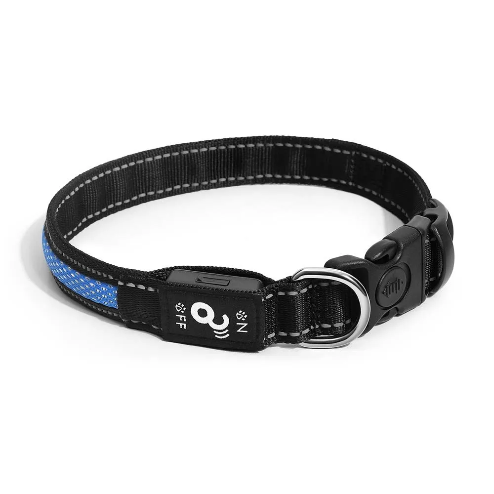 LED Collar 3 Functions Blue Tam. G Mimo - PP097