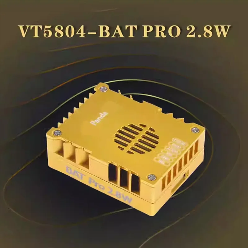 

AS95-VT5804 BAT Pro 5.8G 2.8W VTX 2800Mw 64CH FPV Audio Video Transmitter NTSC/PAL For RC FPV Long Range Racing Drone