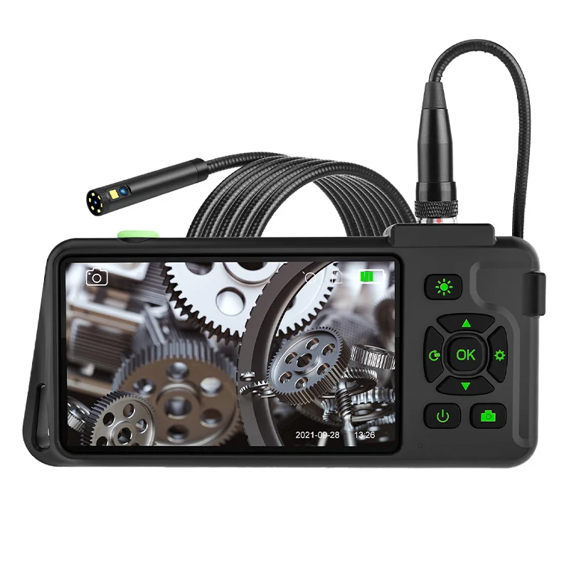 

4.5'' IPS Endoscope Camera HD1080P 5.5mm 8mm Single Dual Lens 2MP Autofocus Replaceable 5M Long Inspcection Car Sewer Borescope